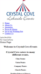 Mobile Screenshot of crystalcoveevents.com